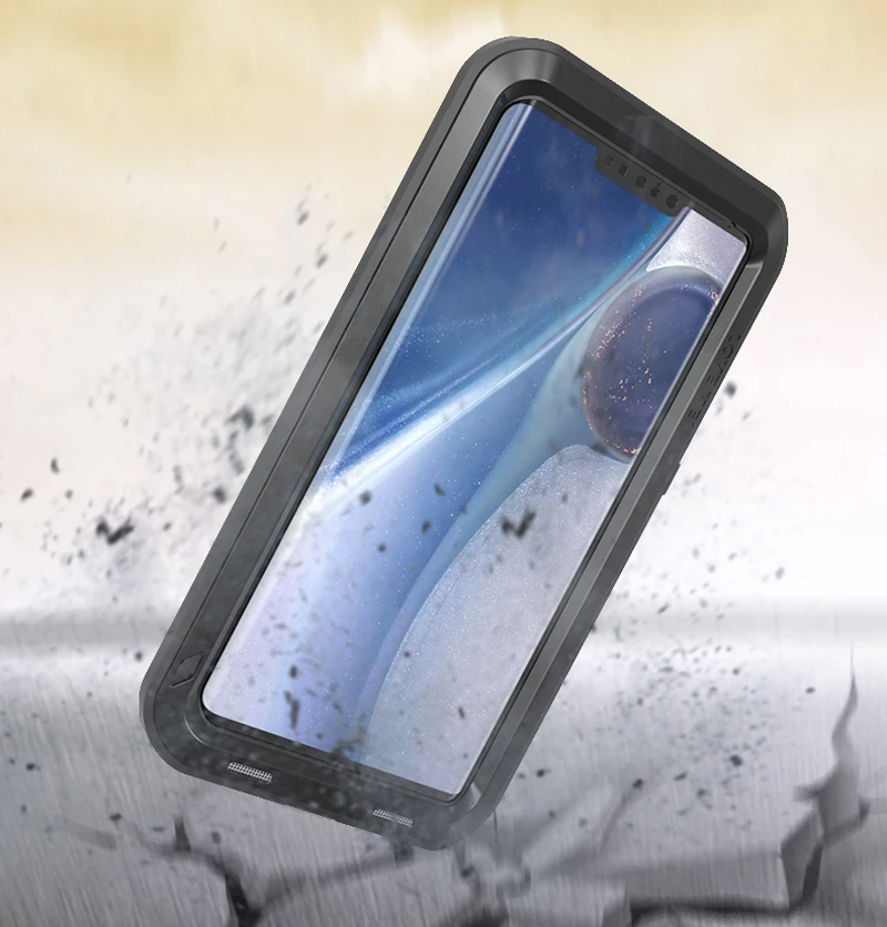 LOVE MEI мощный чехол для huawei mate 30 5G чехол mate 30 Pro металлический чехол для телефона s с закаленным стеклом