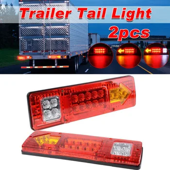 

Truck Tail Lights Stop Trailer Car Rear Reverse Turn signal Indicator Lamp Bulb Red Accessory