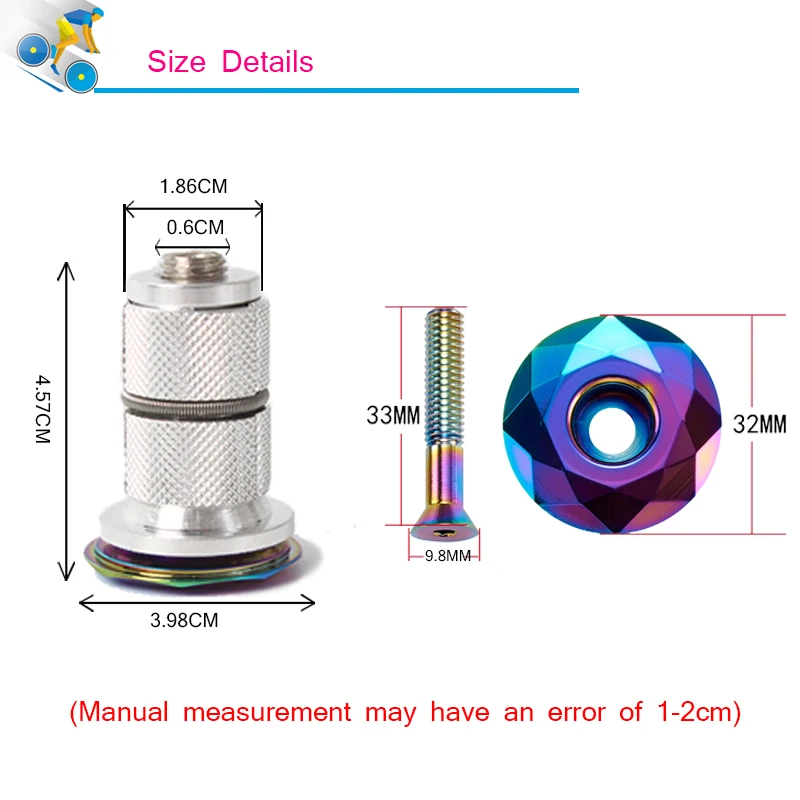 KRSEC MTB велосипед расширитель верхняя крышка Алюминий 1-1/" велосипедный стержень Верхняя Крышка Для 28,6 мм гарнитура вилка Аксессуары для велосипеда