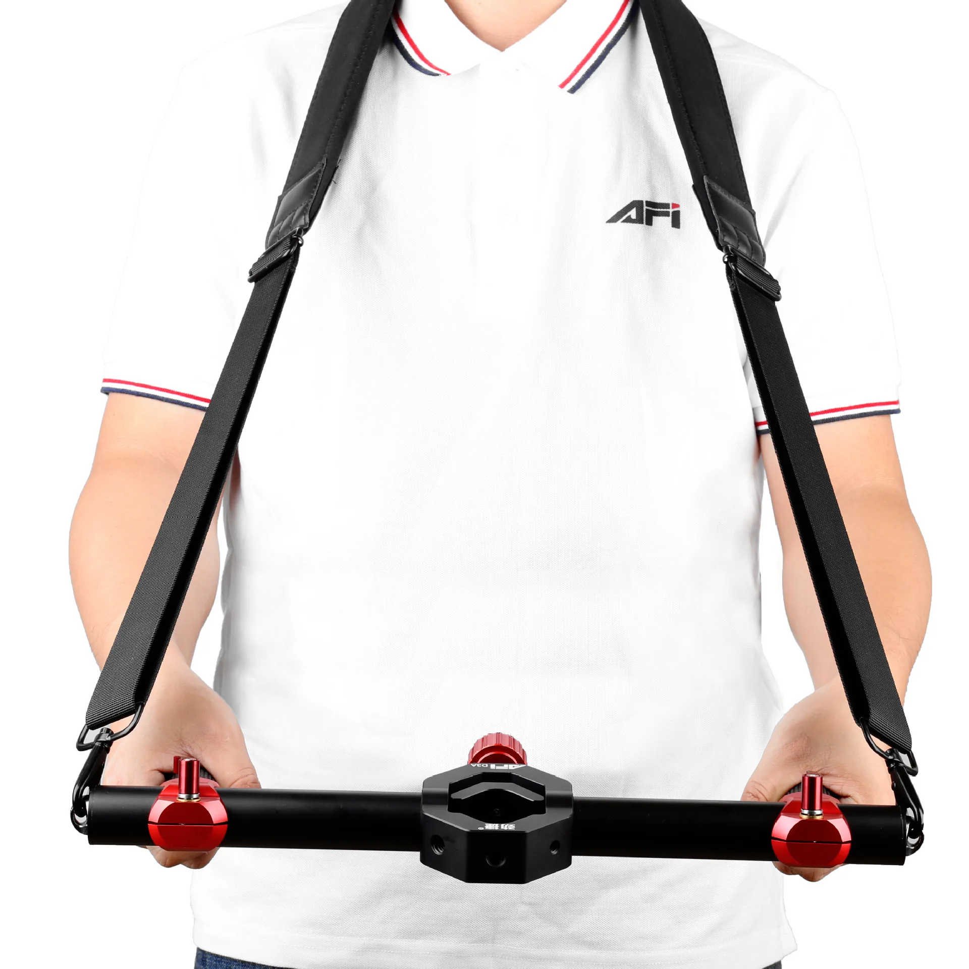 

Hang jing D3A Dual Handheld Single-lens Reflex Camera Stabilizer Dual Handheld Shock Absorption Arm Strap Effortless