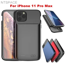 Чехлы для аккумуляторов для iPhone 11 Pro Max power Case экстенал батарея power Bank жидкие силиконовые противоударные Чехлы