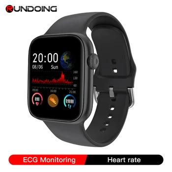 

RUNDOING SE03 ECG / EKG smartwatch Full Touch Screen Heart Rate Monitor Fitness Tracker sport smart watch For IOS and Android