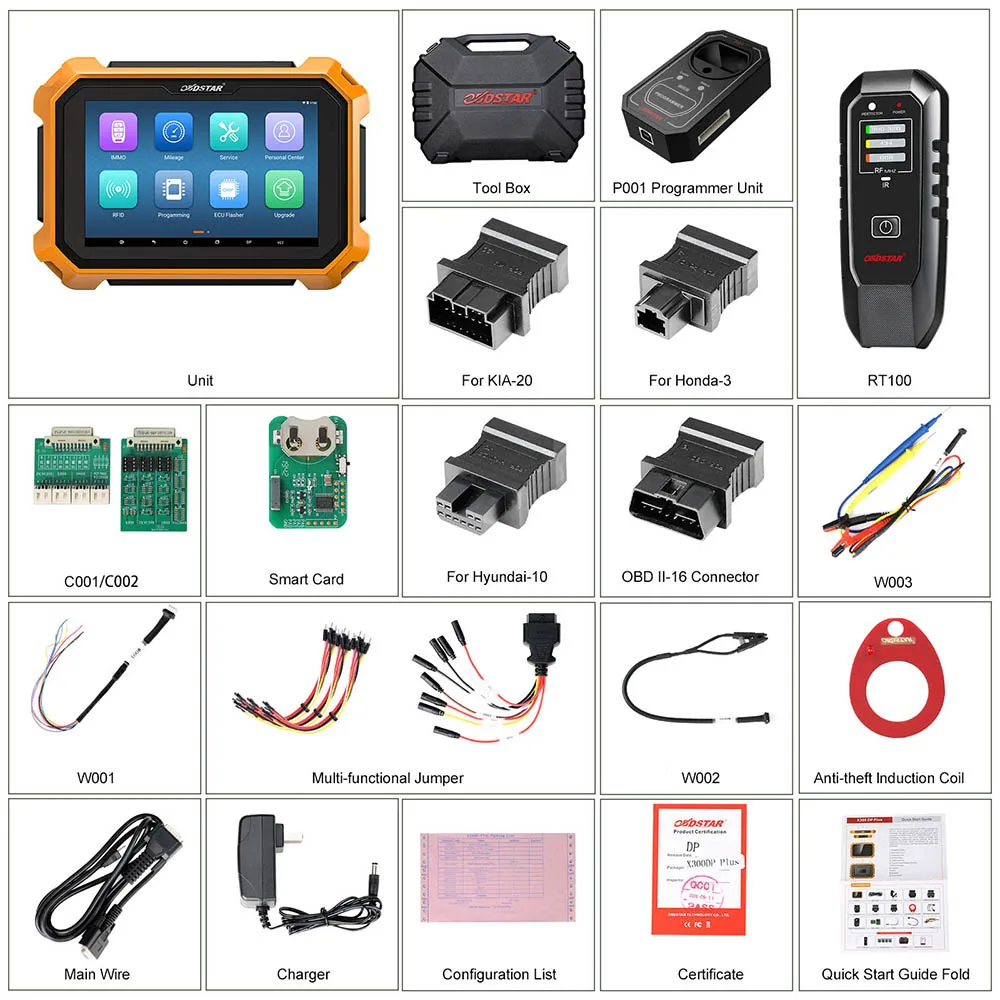 OBDSTAR X300 DP PLUS X300DP полная версия с поддержкой программирования ECU и для Toyota Smart Key