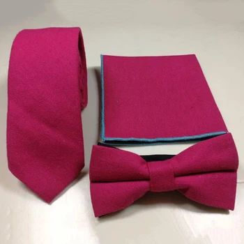 

Classic Detachable Ties Jacquard Tie Pocket Handdoek Vlinderdas Drie Stuk Wedding Talks Tie Social Party Accessories