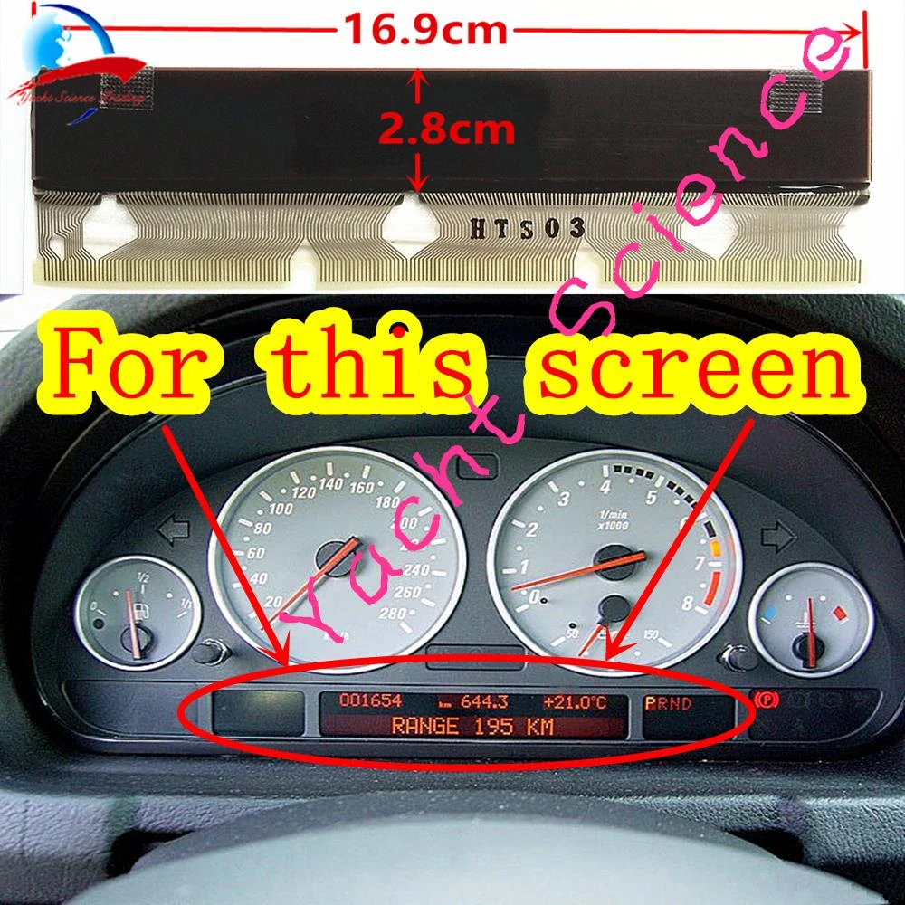 BMW Speedometer Cluster LCD Display Dead Pixel Repair E38 E39 E53 X5