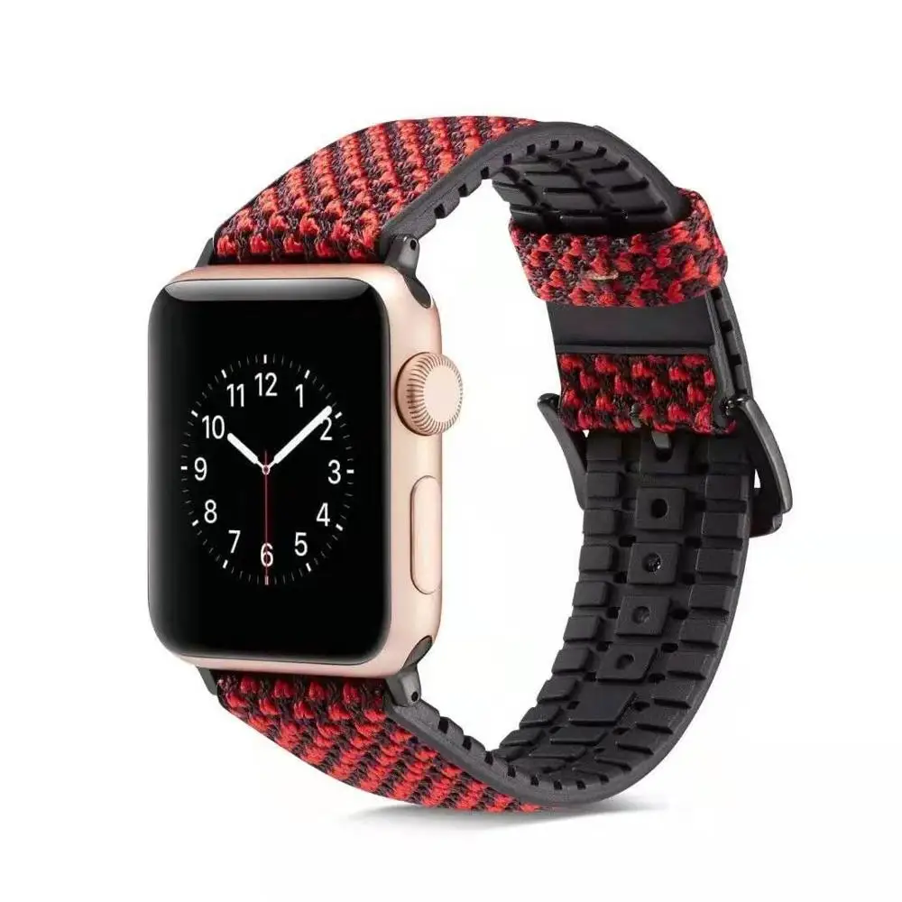 Часы в силиконовом корпусе ремешок для iwatch Для мужчин и женские спортивные часы с