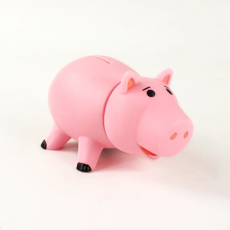 15CM Toy Story Hamm Piggy Bank Pink Pig Coin Box PVC Model Toys No Box
