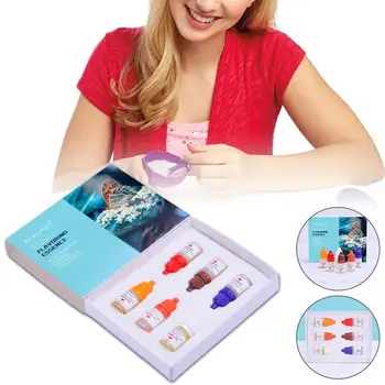 

6 pçs 5ml DIY Food Grade Handmade Aroma Fruit Flower Used Flavor Gloss Essence Fragrance For Lip J7Z1