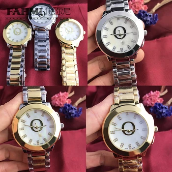 

2020 Alloy Fashion Business Exquisite Men and Women Couple Quartz Watch Rose Gold High Quality Original Jewelry Fashion Gift