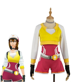 

Pokemon Go Yellow Team Cosplay Costume Trainer Cosplay Uniform Halloween Chrismas Costumes For Women