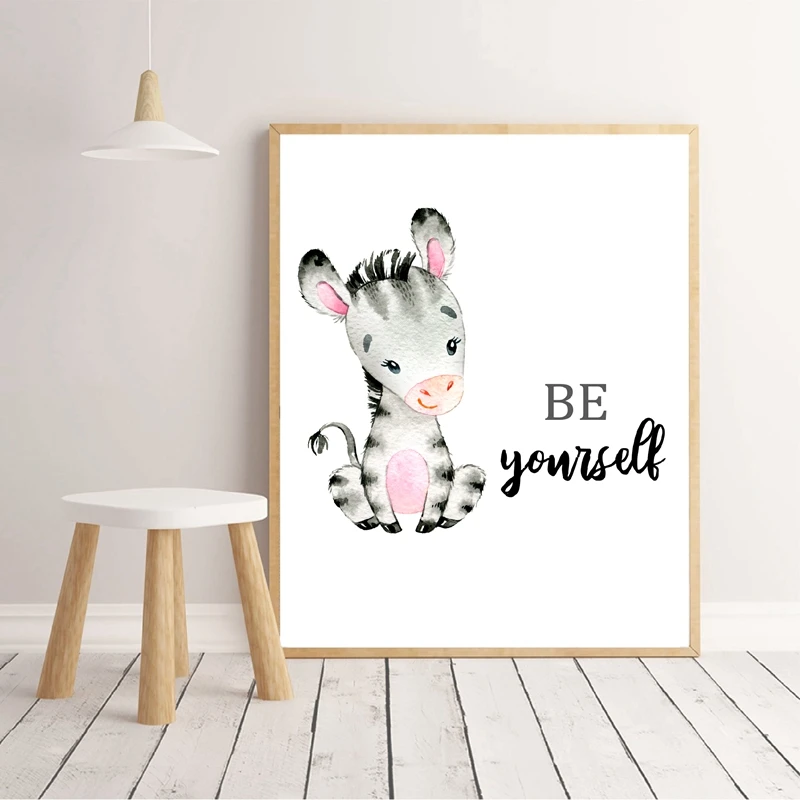 Safari Nursery Canvas Prints Wall Art Decor