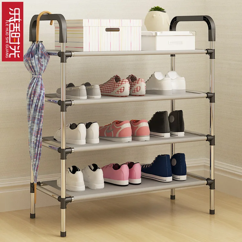 

Shoe Rack Multilayer Simplicity Household Dustproof Assembly Fabric Economical Dormitory Small Shoe Rack Sub-Multi-functional Sh