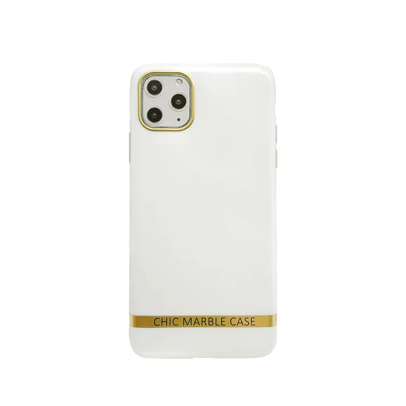 White Chic Marble Silicone Phone Case for iPhone 11 Pro XS Max XR X 7 8 Plus Shockproof Matte Cover Coque | Мобильные телефоны и
