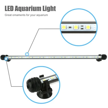 

Aquarium LED Bar Light Waterproof Fish Tank Light 19/29/39/49CM Underwater Aquario Lamp Aquariums Decor Lighting EU/UK/US/AUPlug