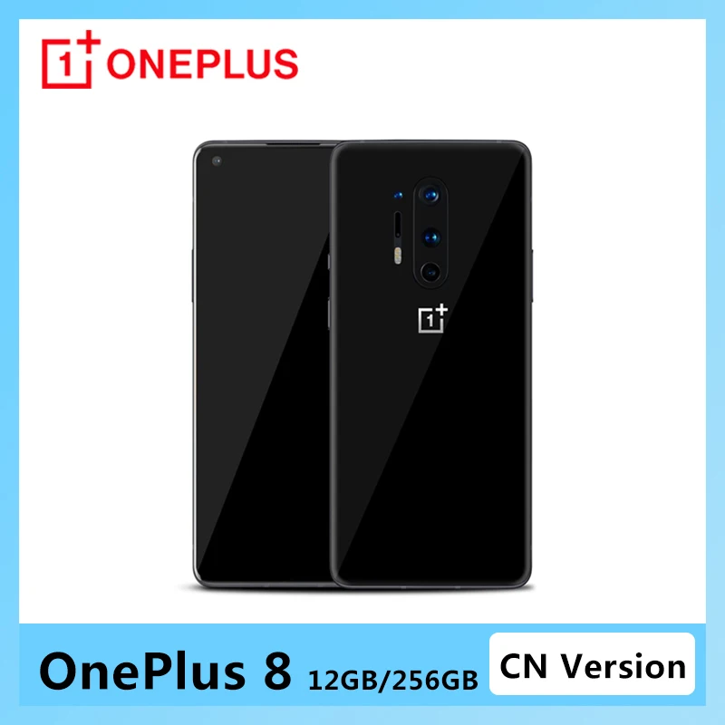 

Global Rom Oneplus 8 5G Mobile Phone 6.55" 8GB RAM 128GB ROM Snapdragon 865 Octa Core 48MP Camera Android 10.0 NFC Smart Phone