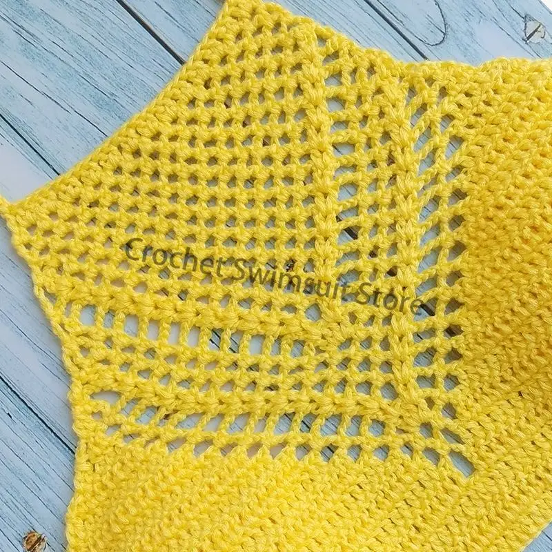 Women Sexy Bikini Tops High Neck Hollow Out Halter Swimwear Crochet Separate Swimsuit Bikini Bra Hot Sale 5