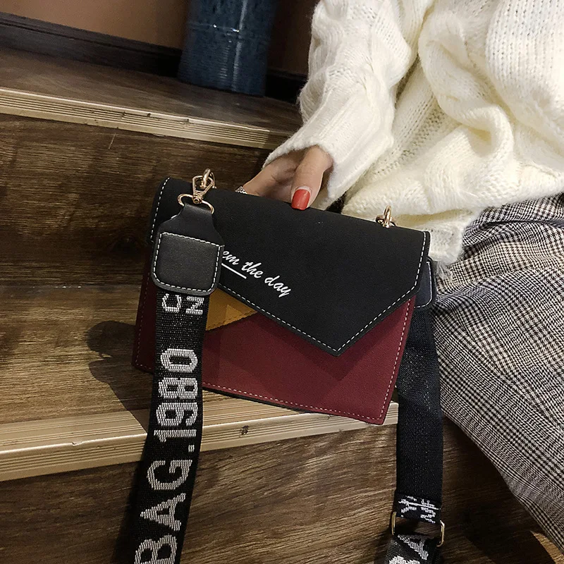 

2020 New for women Contrasting Matte Fashion Cool Cross-Body Shoulder handBags