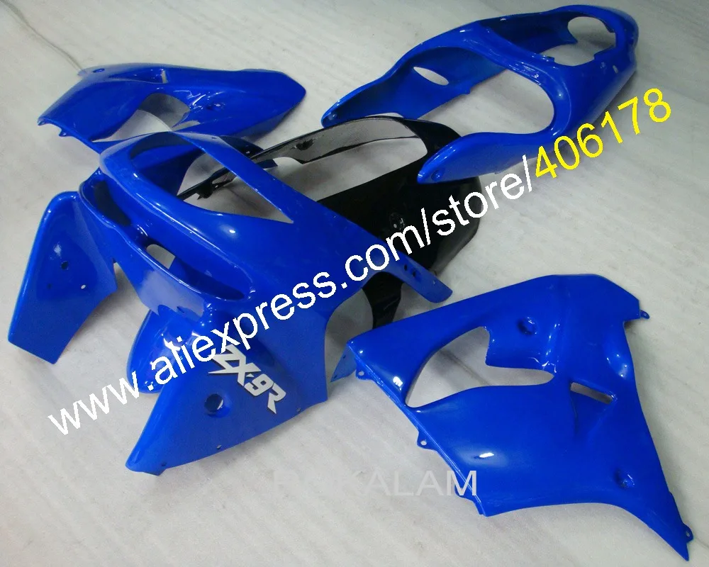 ZX-9R 98 99 Motorbike Fairing Kit For Kawasaki Ninja ZX9R 1998 1999 Blue Aftermarket Motorcycle Set (Injection Molding) | Автомобили и