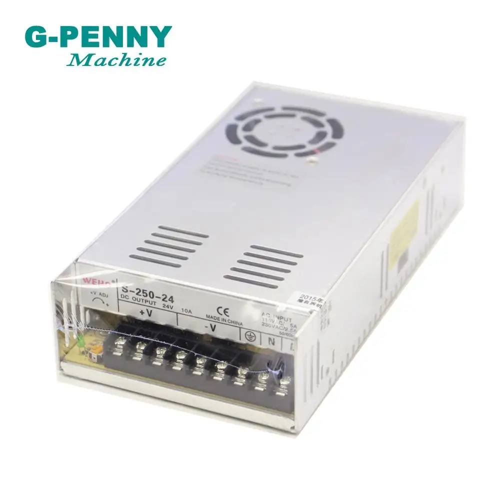 200W DC 24V импульсный источник питания 110 V/220 V 8.5A DC переключатель питания низкий шумный высокий вентилятор