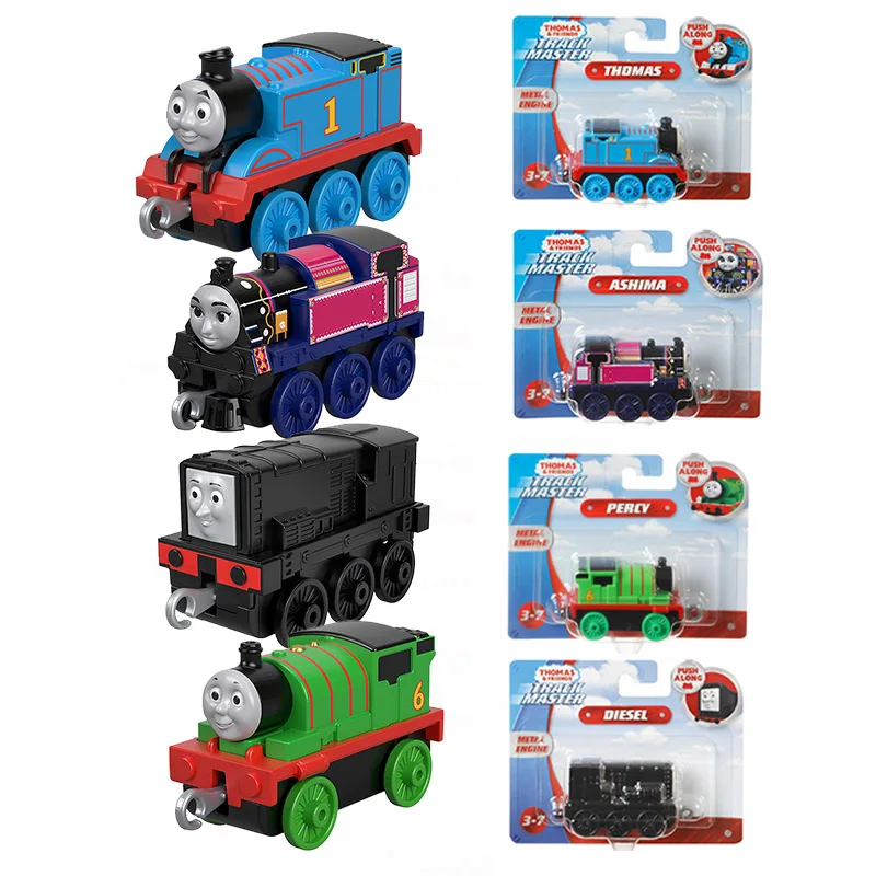 10/Паровозик Томас и друзья Trackmaster 10 шт. литой пластик и сплав поезд набор игрушки для детей Коллекция Подарки - Цвет: GHV25-zh1