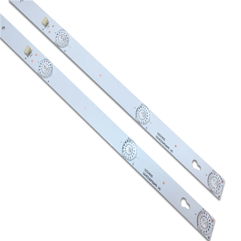 New 2pcs set 6LED 6V 560mm LED Backlight Strip for L32P1A 4C LB3206 HR03J HR01J 32D2900 3