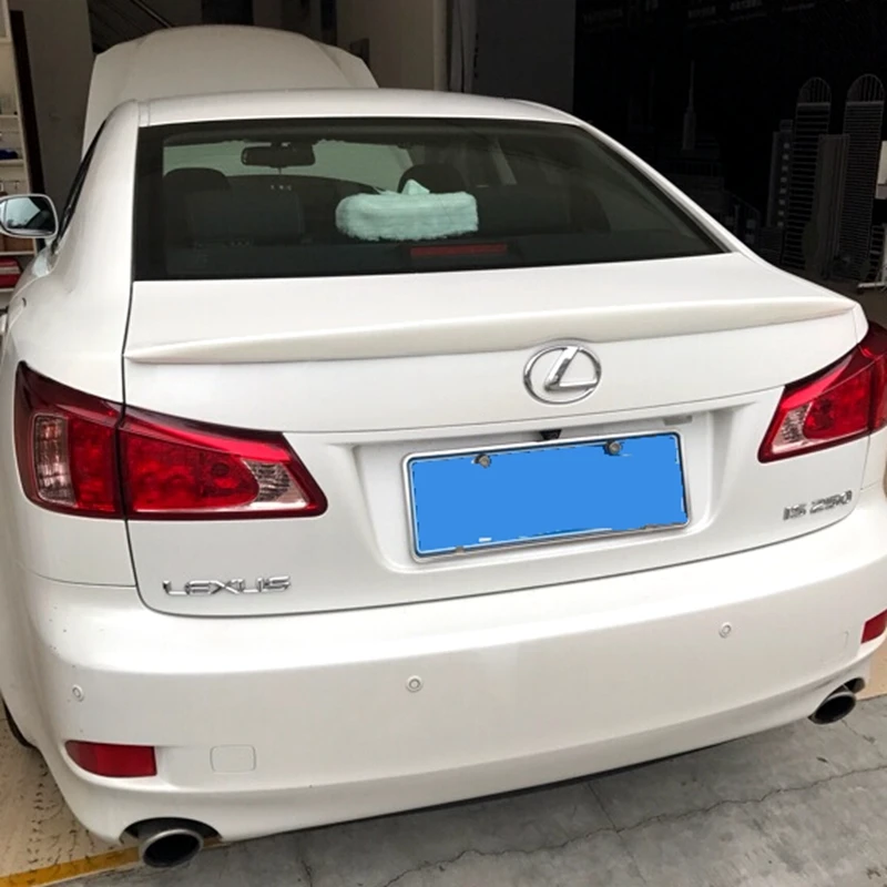 

For Lexus IS ABS Material Car Tail Wing Decoration Primer Color Rear Trunk Spoiler For Lexus is250 is200 2007-2013 Spoiler