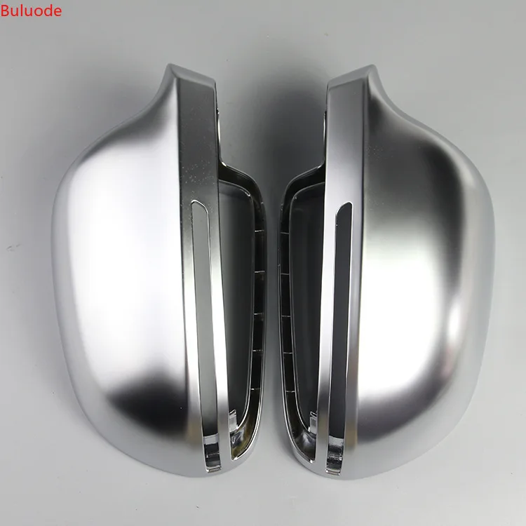 

Car Mirror Cover For Audi B8 A3 A4 A5 A6 S4 RS4 S6 RS6 1 Pair of Matte Chrome Rearview Mirror Cover Protection Cap Car Styling
