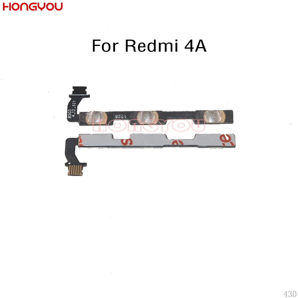 

Power Button Switch Volume Button Mute On / Off Key Flex Cable For Xiaomi Redmi 4A
