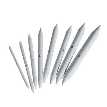 

8Pcs Assorted Sized Blending Stumps and Tortillions for Student Art Drawing Artist DIY Drawing and Sketching with Sandpa