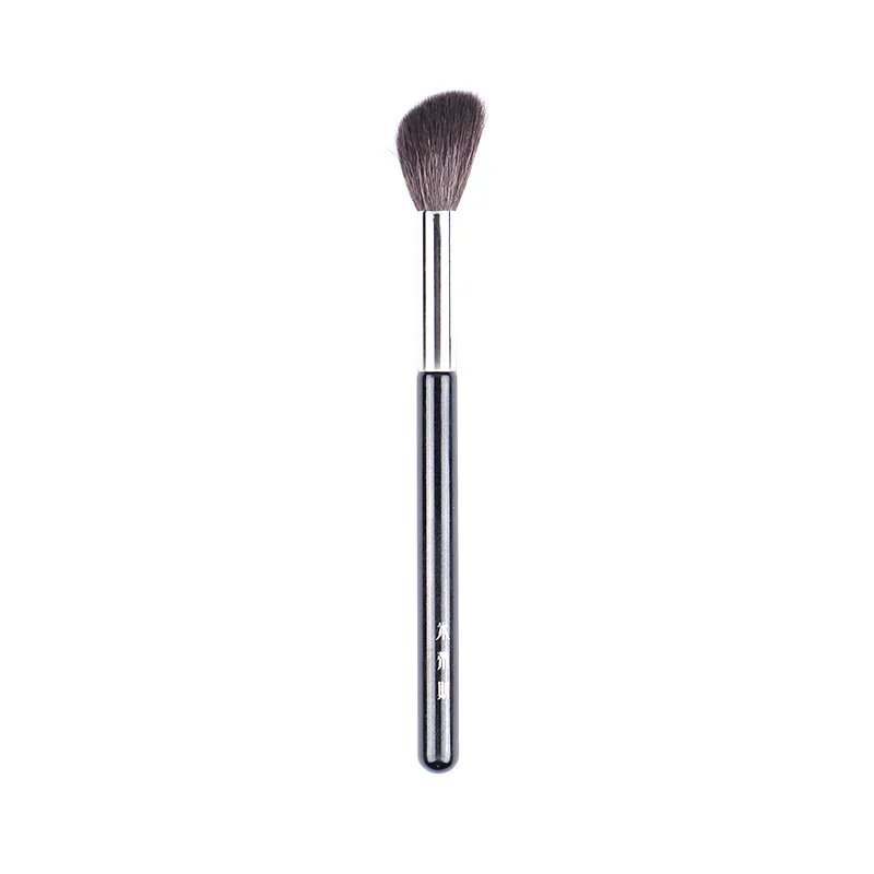 Высококачественная кисть Hiar Bevel angle Cream скульптурная Кисть Профессиональные косметические инструменты для волос животных