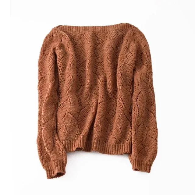 Новогодний Женский пуловер, свитера для женщин, Дамский однотонный белый вязаный свитер с длинным рукавом, вязаный теплый мохеровый свитер