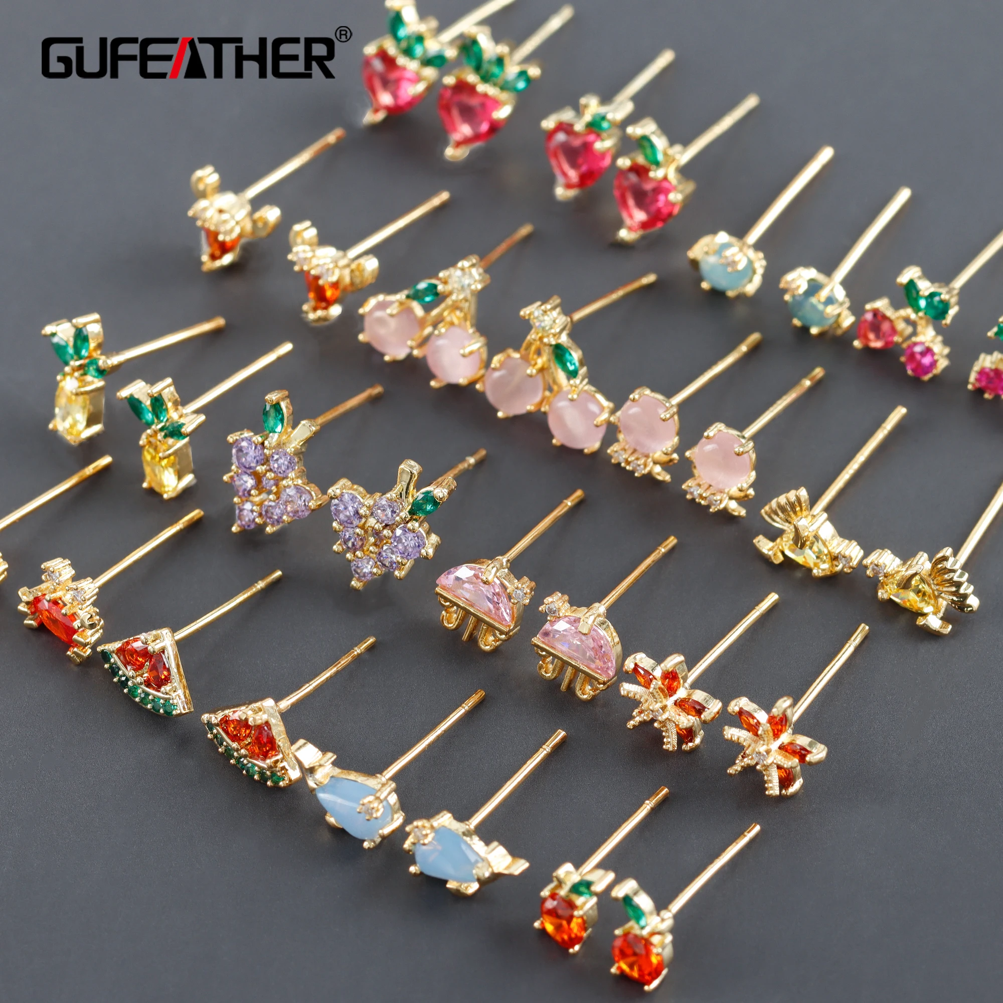 GUFEATHER M1018,jewelry accessories,pass REACH,nickel free