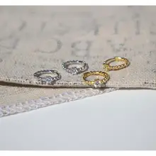 Новые серьги из серебра 925 пробы, модные простые циркониевые золотые серьги, кольцо для ушей, Пряжка для ушей, дикие трендовые серебряные серьги для девушек