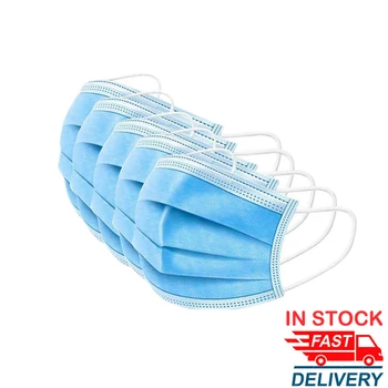 

Disposable Face Mask Shiping Within 24 HOURS Non Woven Disposable Face Mask Mouth 3Ply Elastic Earloop Face Mouth Mask In Stock
