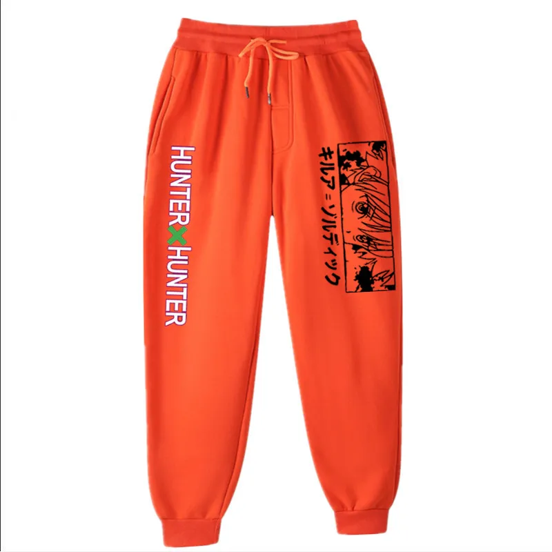 old navy sweatpants Japan Anime Hunter x Hunter Print pants Men's Sweatpants Joggers Lounge Pants Pockets Outdoor Hiking Running Trousers SweatpantS mens jogging bottoms