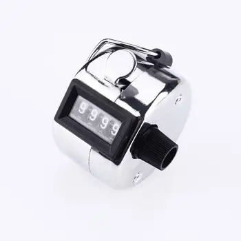 

Ring Counter Portable Multi-Function Metal with Light 4 Digit Number Counting Golf Tools Digital Accountant