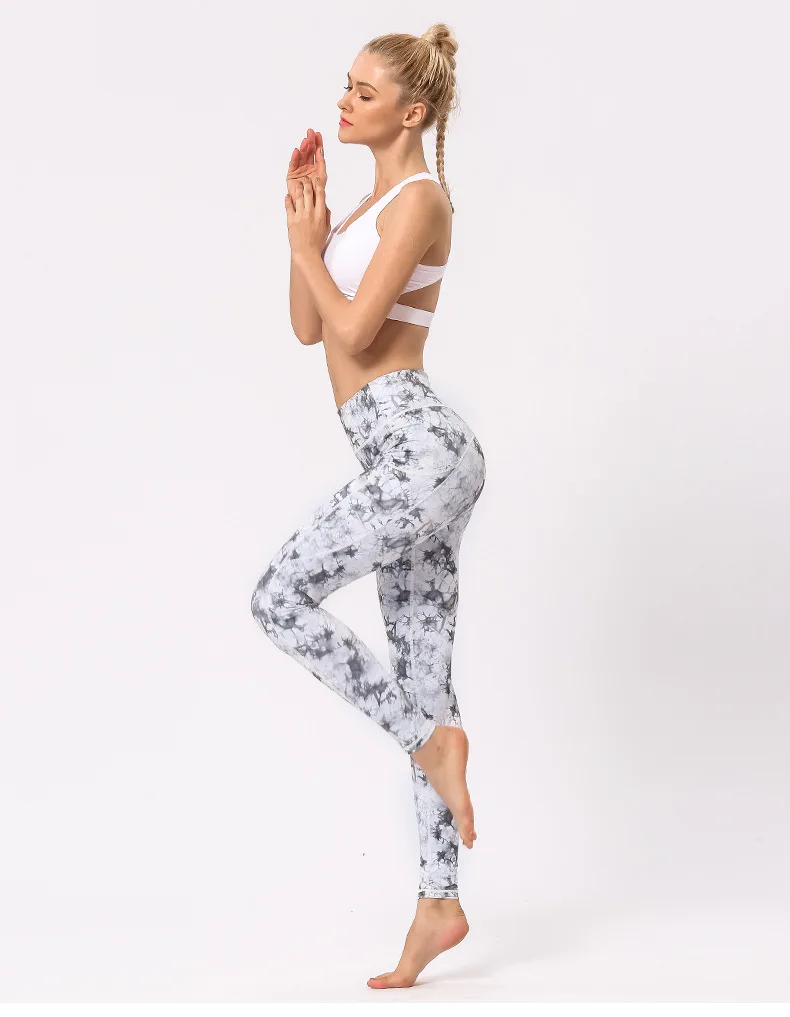 Женские спортивные колготки, утягивающие леггинсы для фитнеса с высокой талией, обтягивающие брюки для фитнеса, Femme TH1030