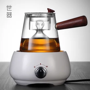 

Black Tea Fully Automatic Cook Tea Furnace Burn Teapot Small-sized Radiant-cooker Household Steam Tea Cooks Suit Glass Cook
