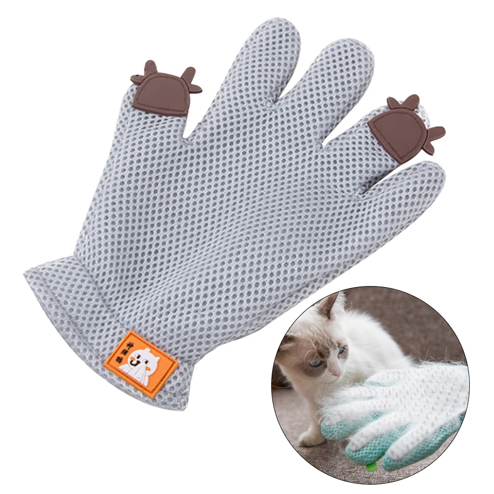 Pet Deshedding Brush Glove Dog Cat Grooming Glove Brush Comb Cat Hair Glove