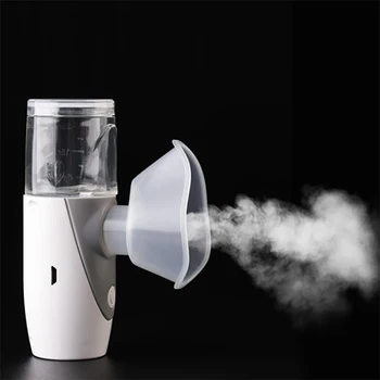 

Ultrasonic Handheld Portable Inhale Nebulizer Microgrid Screening Out Fog Fine Particles Low Noise Mute USB Charging