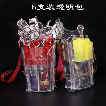 

Transparent Scissors Bag Hairdressing Toolkit Hair Stylist Haircut Bag Shoulder Scissors Bag Scissors Wallet