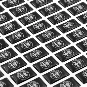 

Car styling Decorative Badge Hub caps Steering wheel sticker For Alfa Romeo 159 147 156 Giulietta 159 Mito KEYRING Accessories