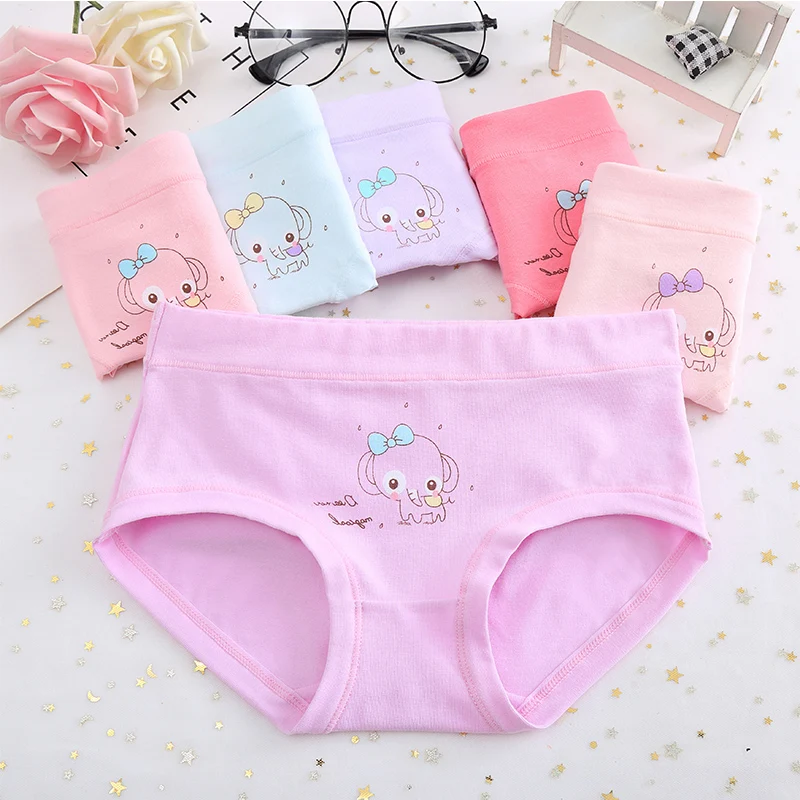 4pcs/lot Children Underwear New Girl Boxer Cotton 2-16 Year Kids Baby Cartoon Panties Big Girl Underwear Bragas Calcinhas