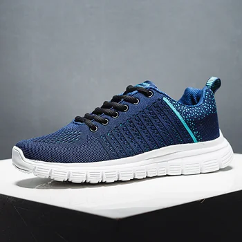 

Sneakers Men Casual Shoes Lightweight Lace Up Air Mesh Shoes Men Black Fashion Sneakers Summer Walking Footwear Zapatos Hombre