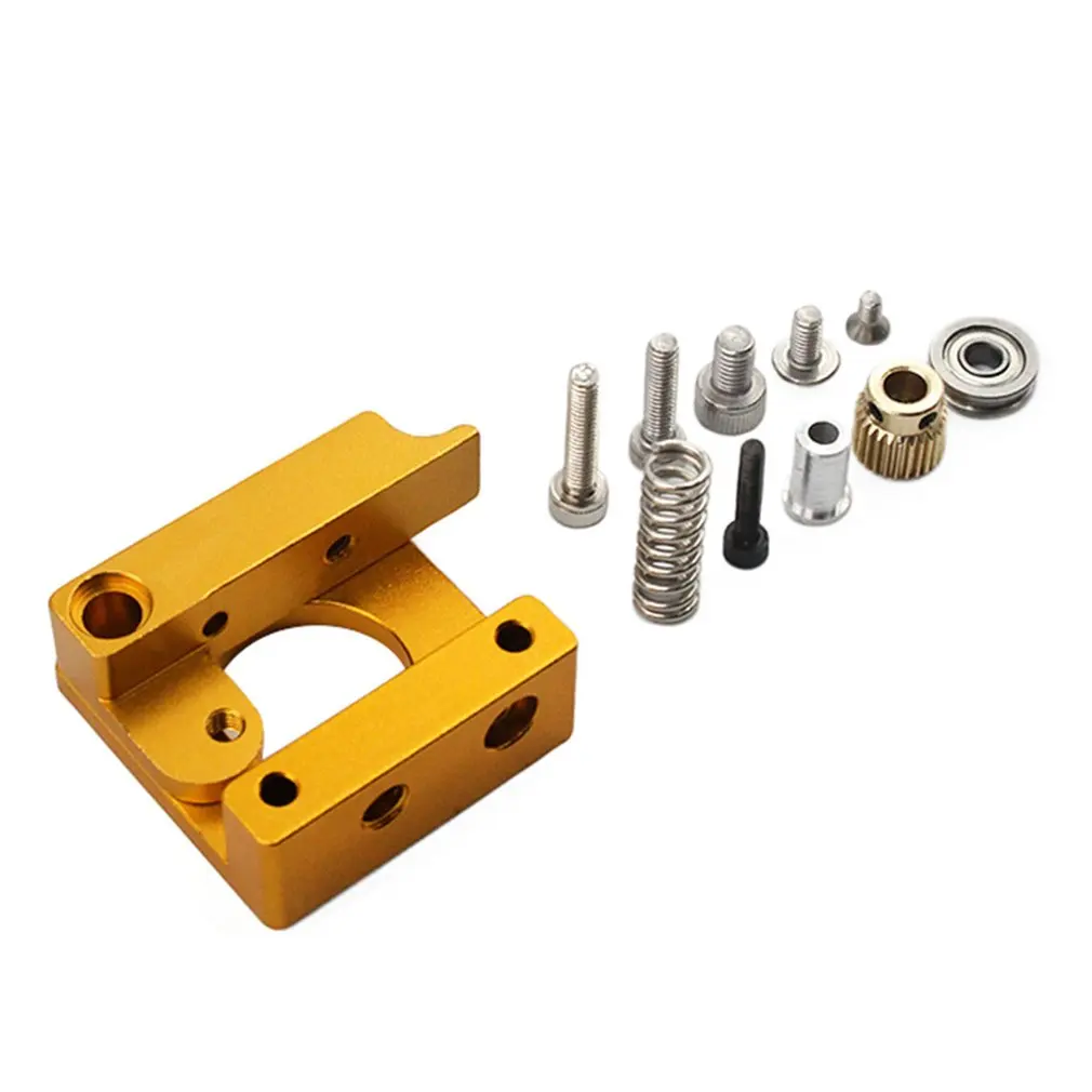 

MK8 Extruder Aluminum Alloy Block For Makerbot 1.75mm Filament 3D Printers Parts Extrusion Right Left Short Hand Part DIY Kit