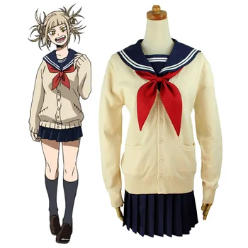 

Uniform Women Sailor Suits With Sweaters College Style Boku No Hero Academia Himiko Toga Jk My Hero Academia Cosplay Costume