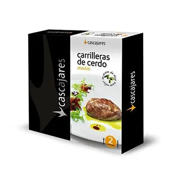 

CASCAJARES - Carrilleras de Cerdo confitadas en aceite de oliva, perfectas para 2 personas y no contienen gluten.