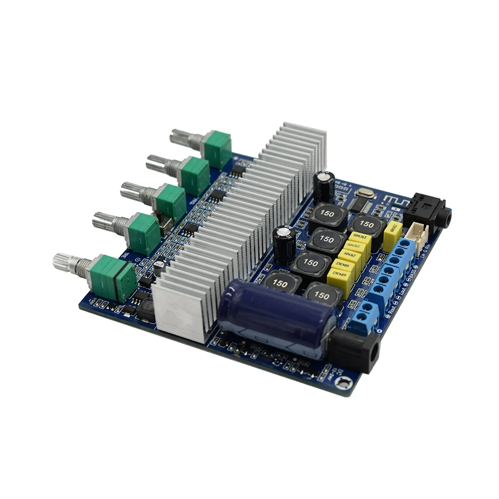 TPA3116D2 Bluetooth 4,2 сабвуфер аудио усилитель плата 2,1 канала высокой мощности 2*50 Вт+ 100 Вт TPA3116 amplificador DC12V-24V H2-001