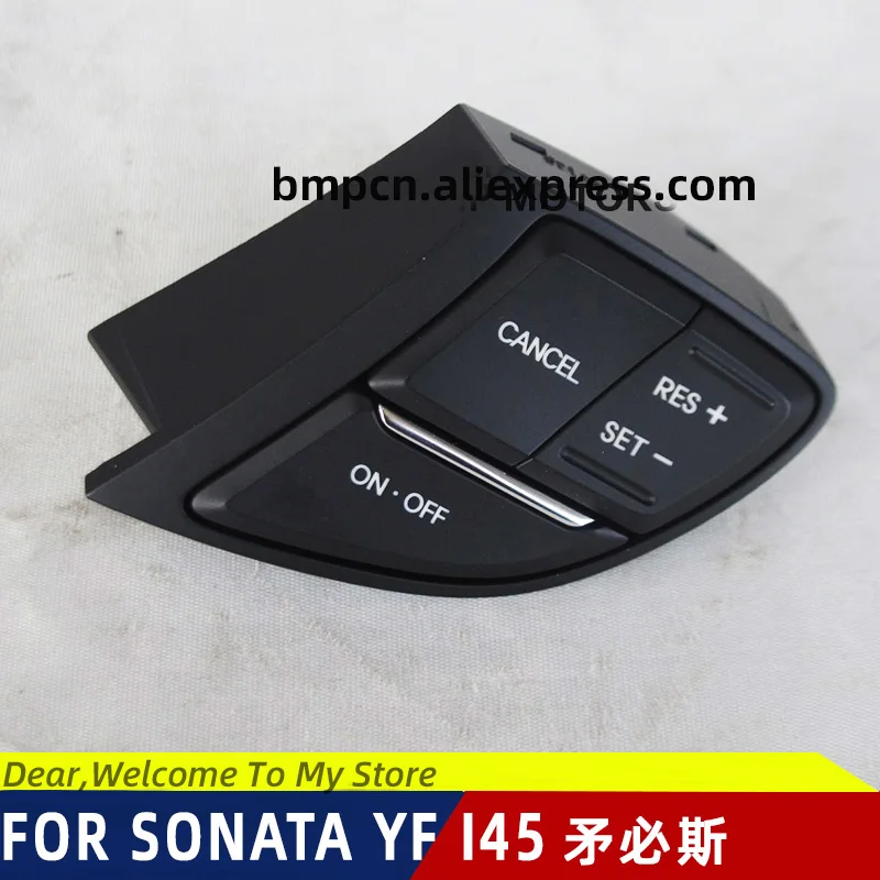 Для hyundai Sonata YF I45 переключатель колеса круиз Многофункциональная кнопка Bluetooth аудио пульт дистанционного управления Переключатель поездки музыкальная кнопка DIY - Цвет: F CRUISE BUTTON