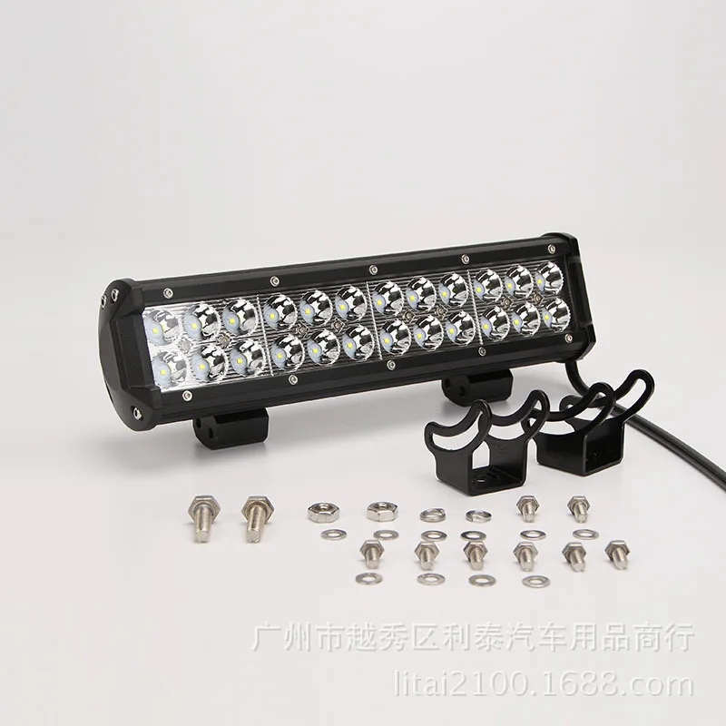 

Manufacturers Wholesale 72W Strip Light Work Light High-Power Double Row 72 w led Searchlight Spotlights SUV